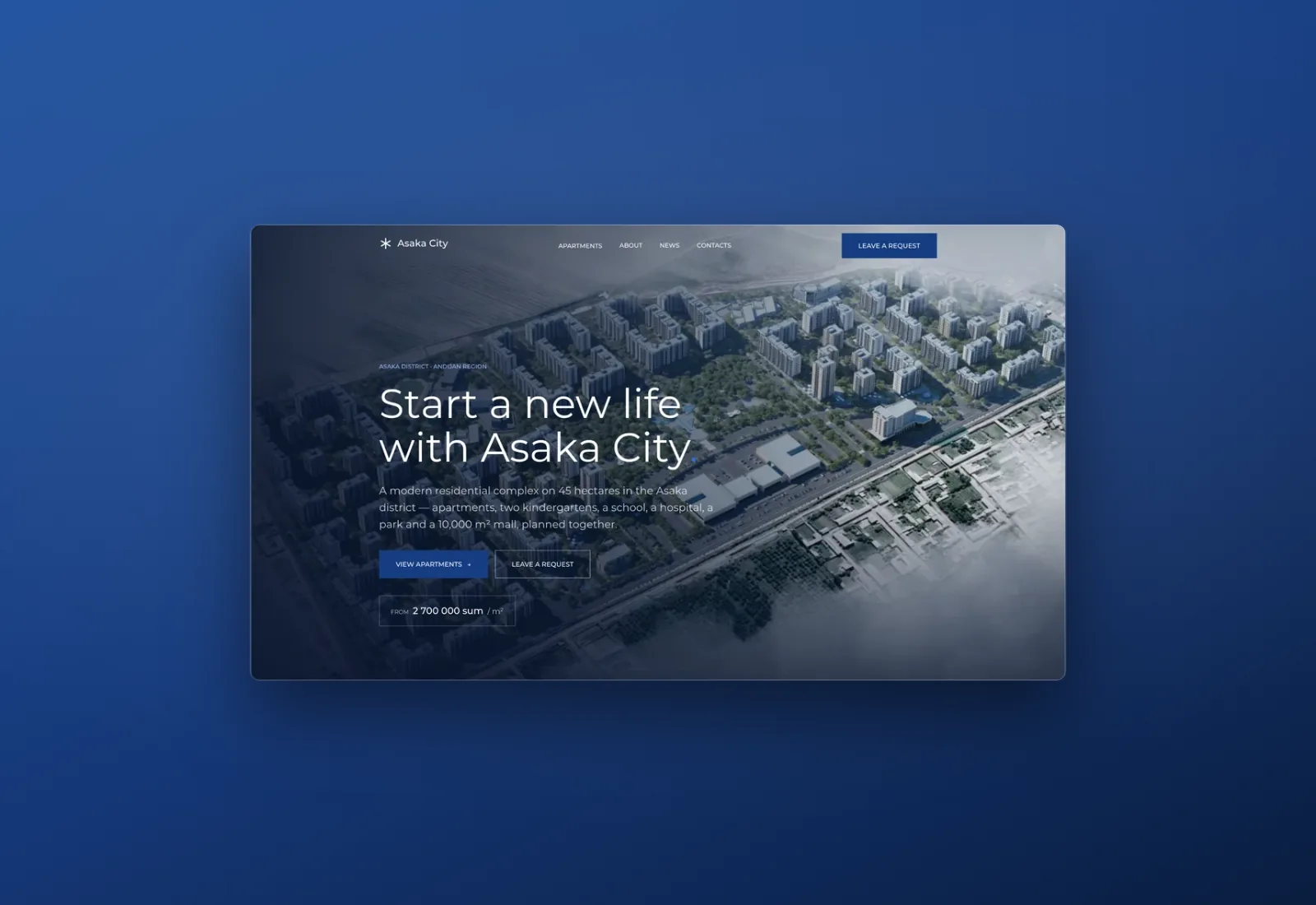 Asaka City — Från renderingar till publicerad webbplats på elva dagar.